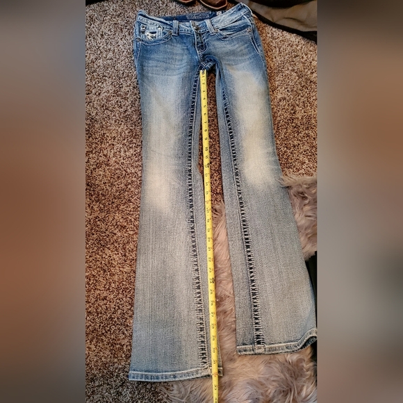 Miss Me Women's Blue Jeans Boot Cut size 25 - Picture 3 of 5